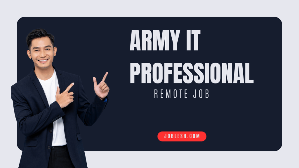 Army IT professional 