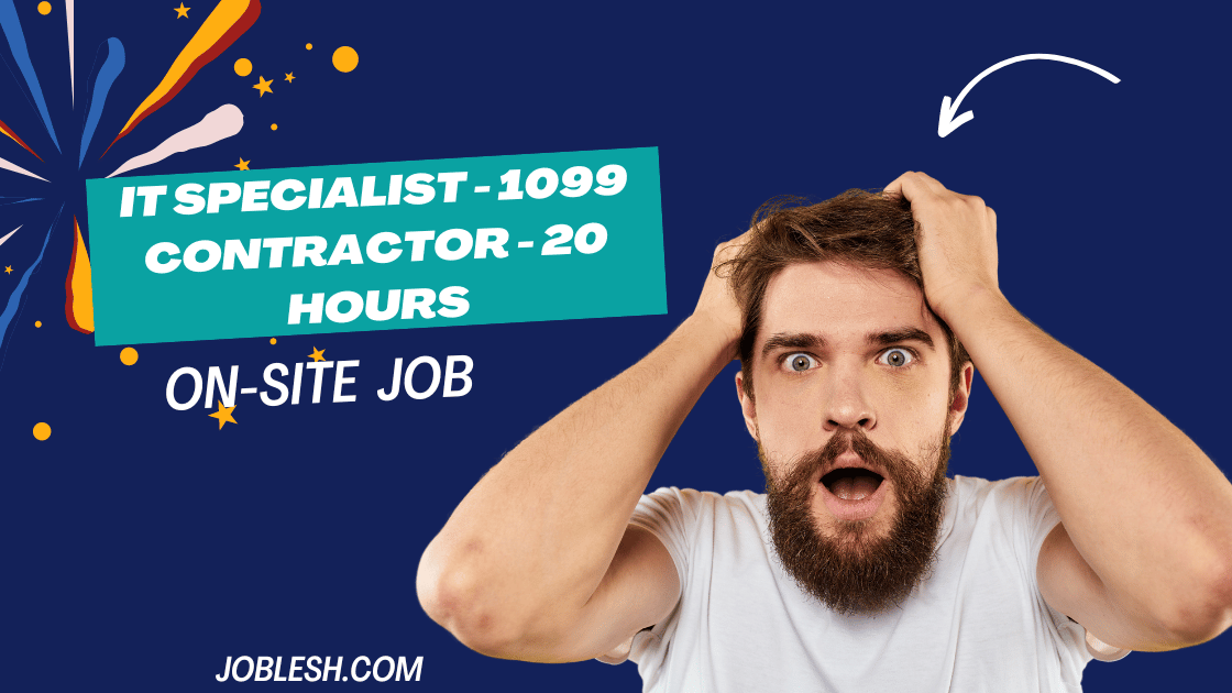 IT Specialist - 1099 Contractor - 20 Hours