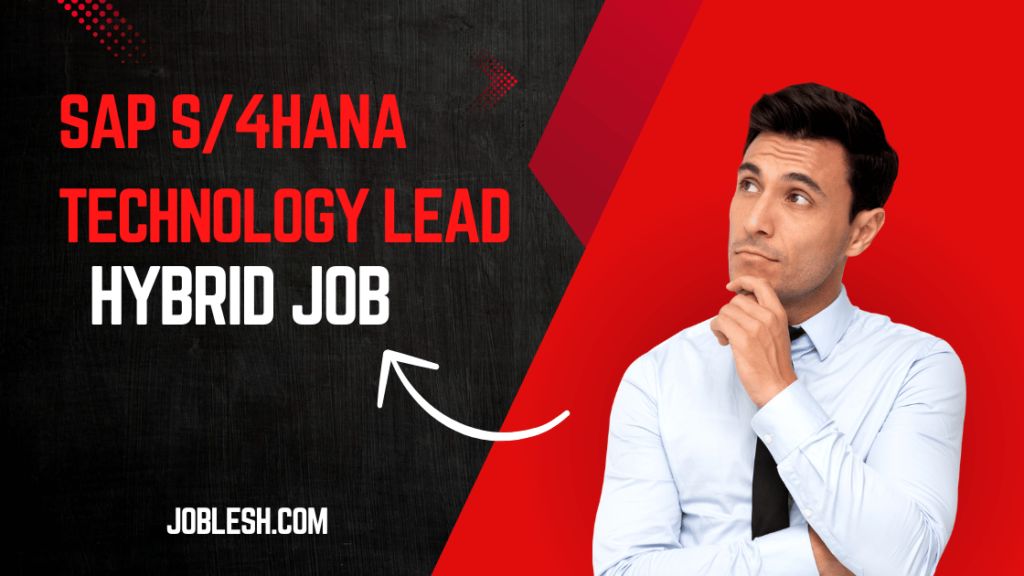 SAP S/4Hana Technology Lead 