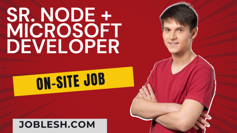 Sr. Node + Microsoft Developer