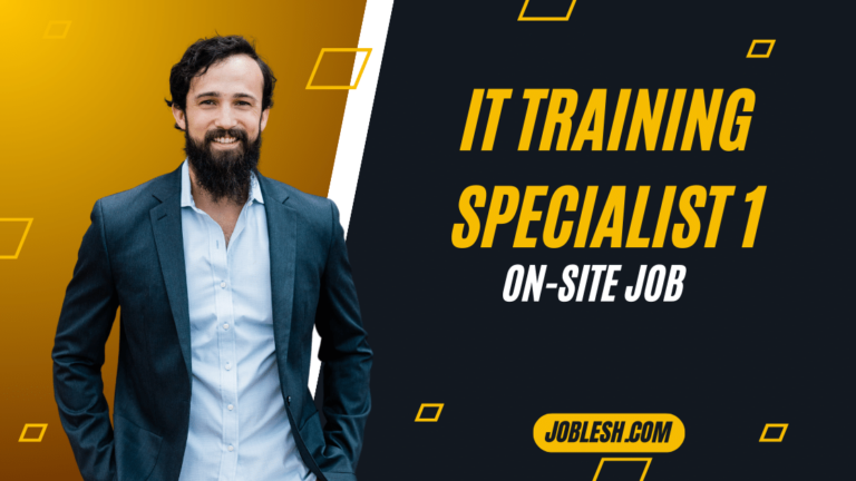 IT Training Specialist 1