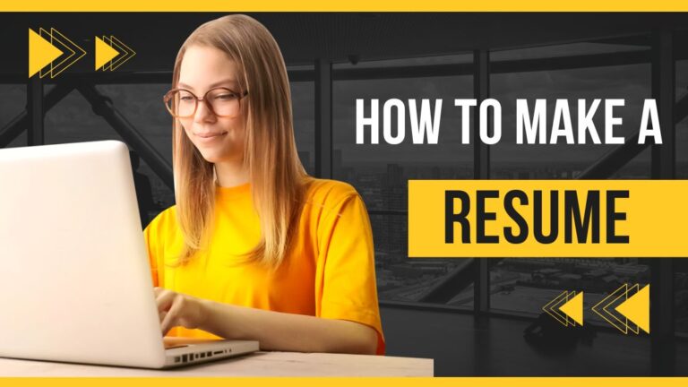 How to Make a Professional Resume for Your First Job