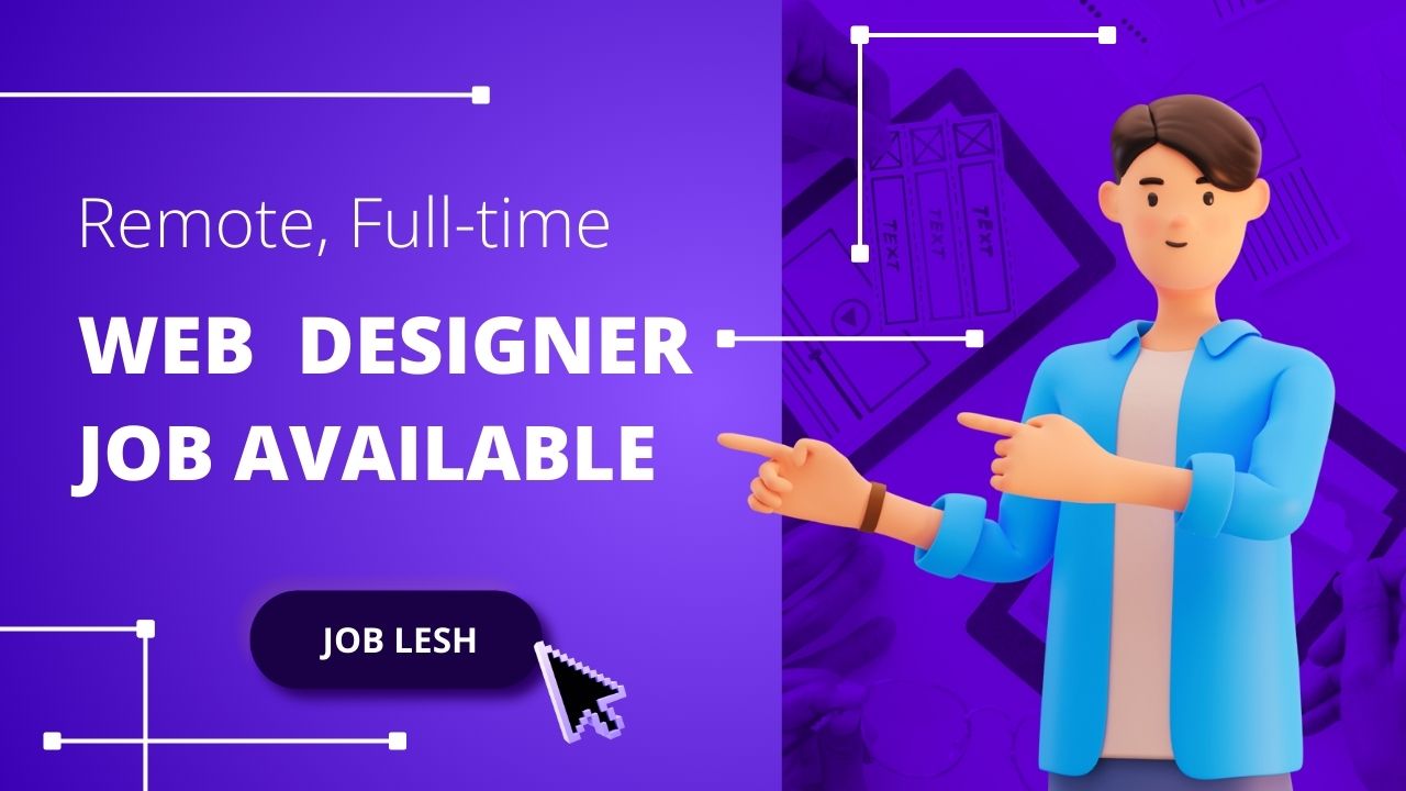 Web Designer Job Available