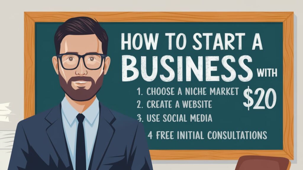 How to Start a Business with $20