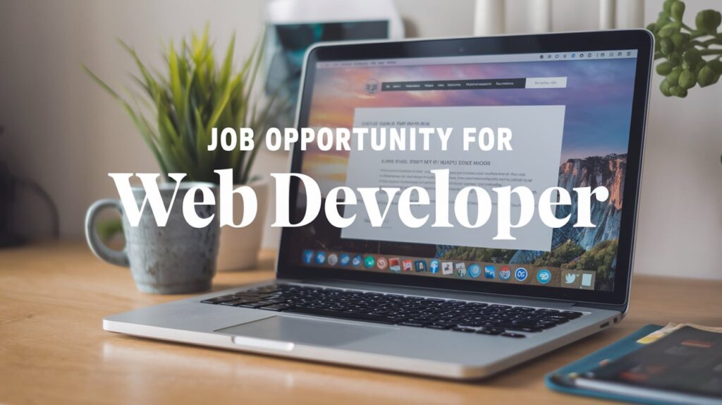 Job Opportunity for Web Developer